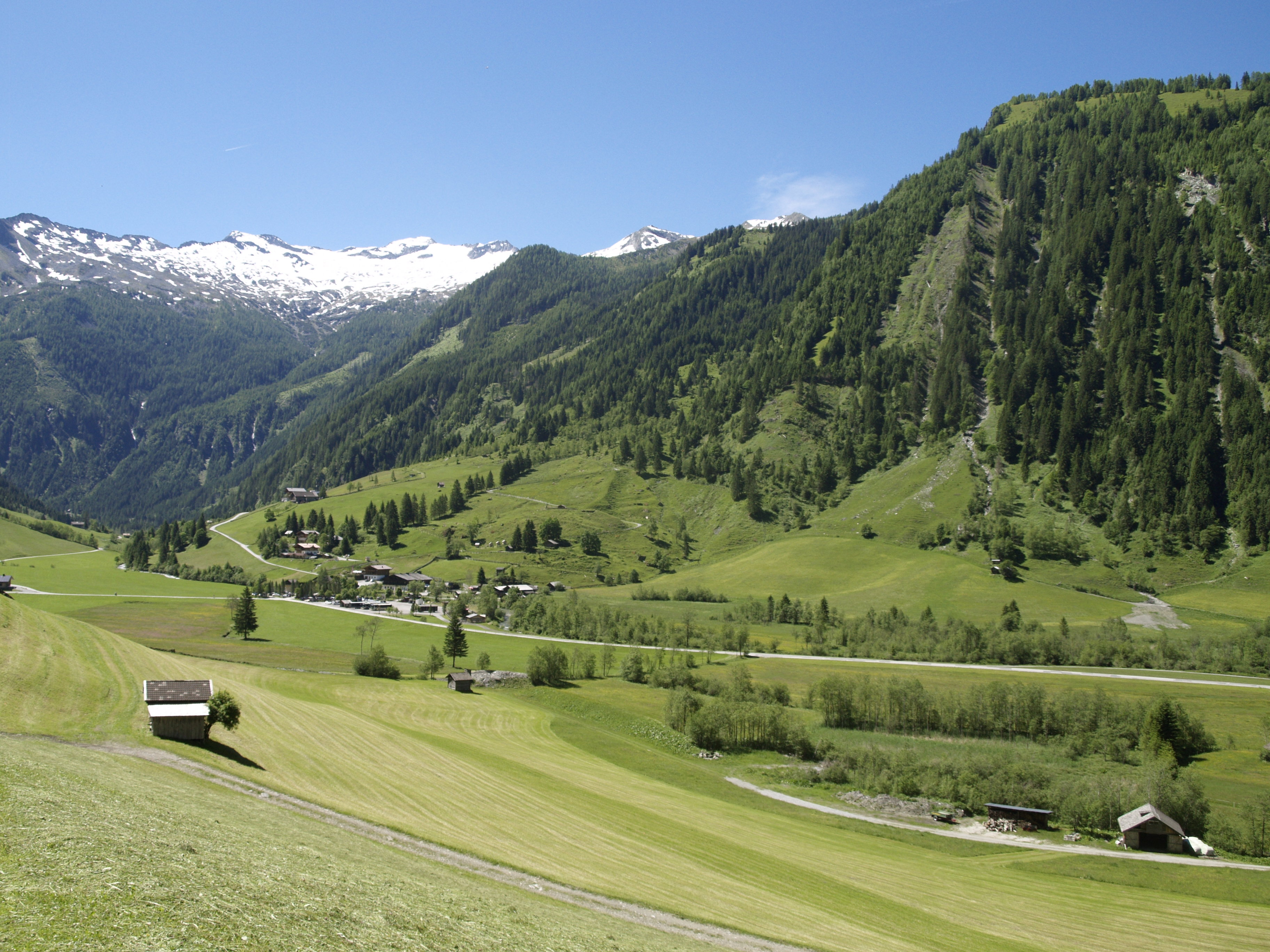 Alpine Kulturlandschaft in Österreich
